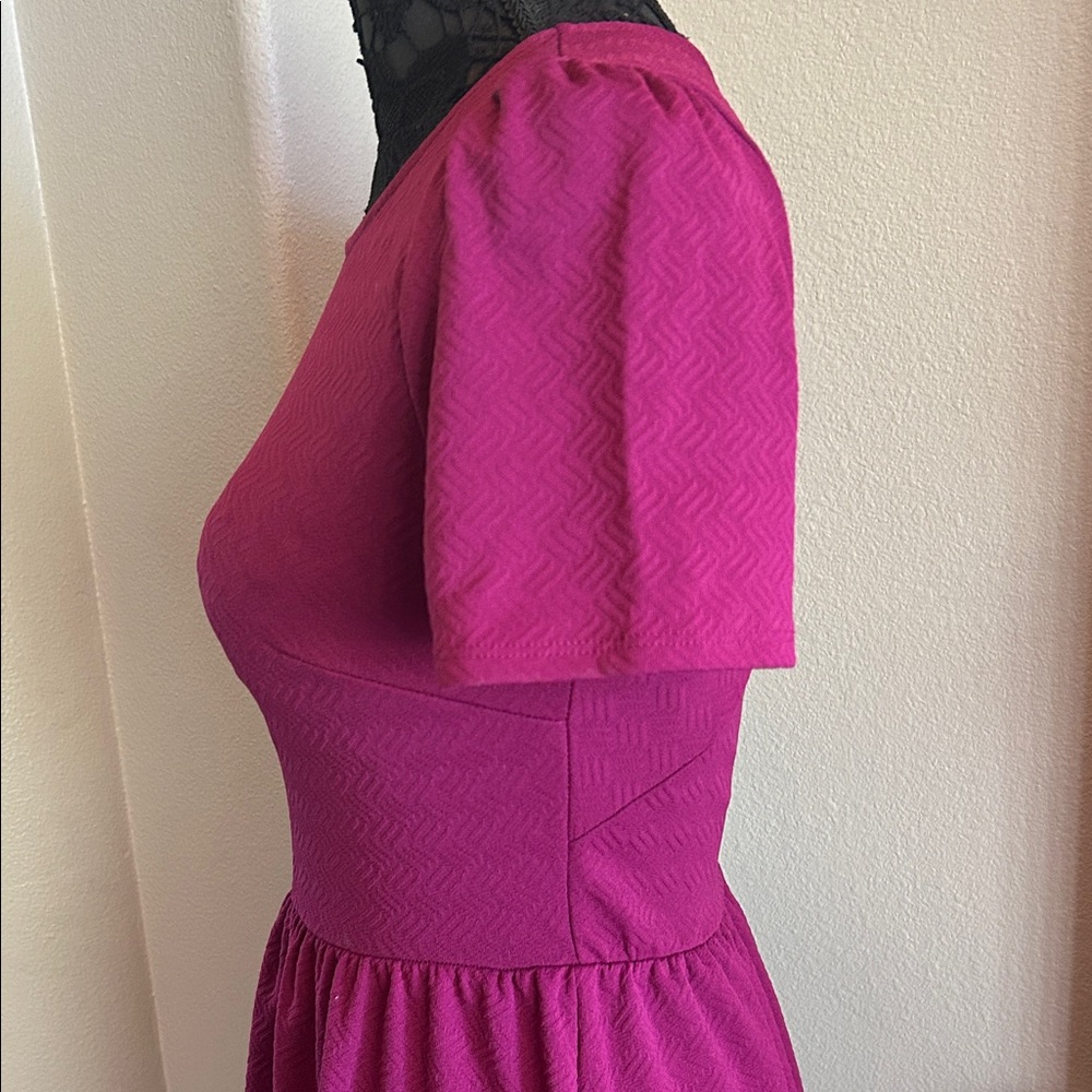 Forever 21 Magenta Skater Dress - Picture 5 of 8